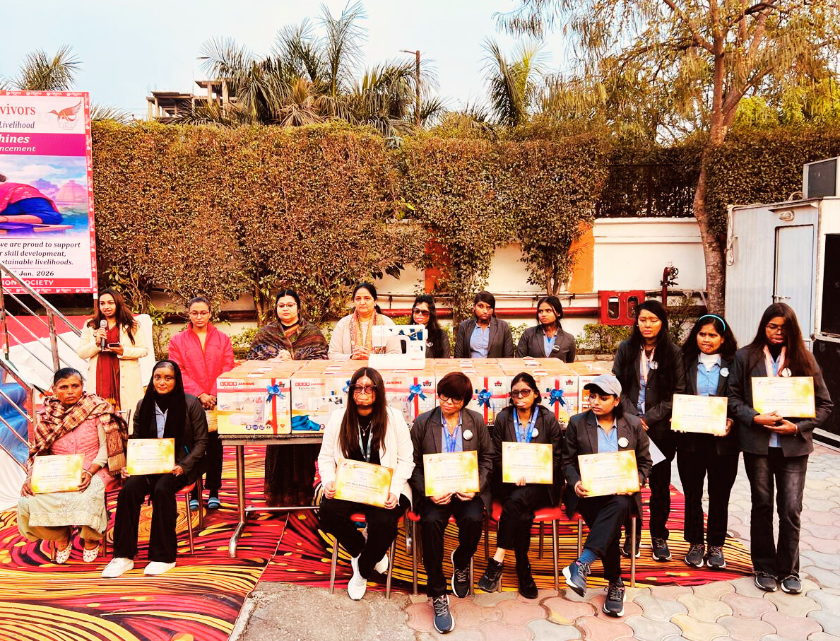 Skill Training and Encouragement Program Organized for Acid Attack Survivors at Akums